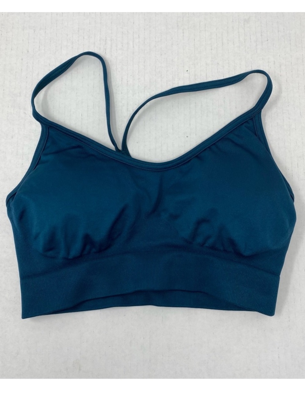 Gymshark Teal Racerback Thin-Strap Sports Bra